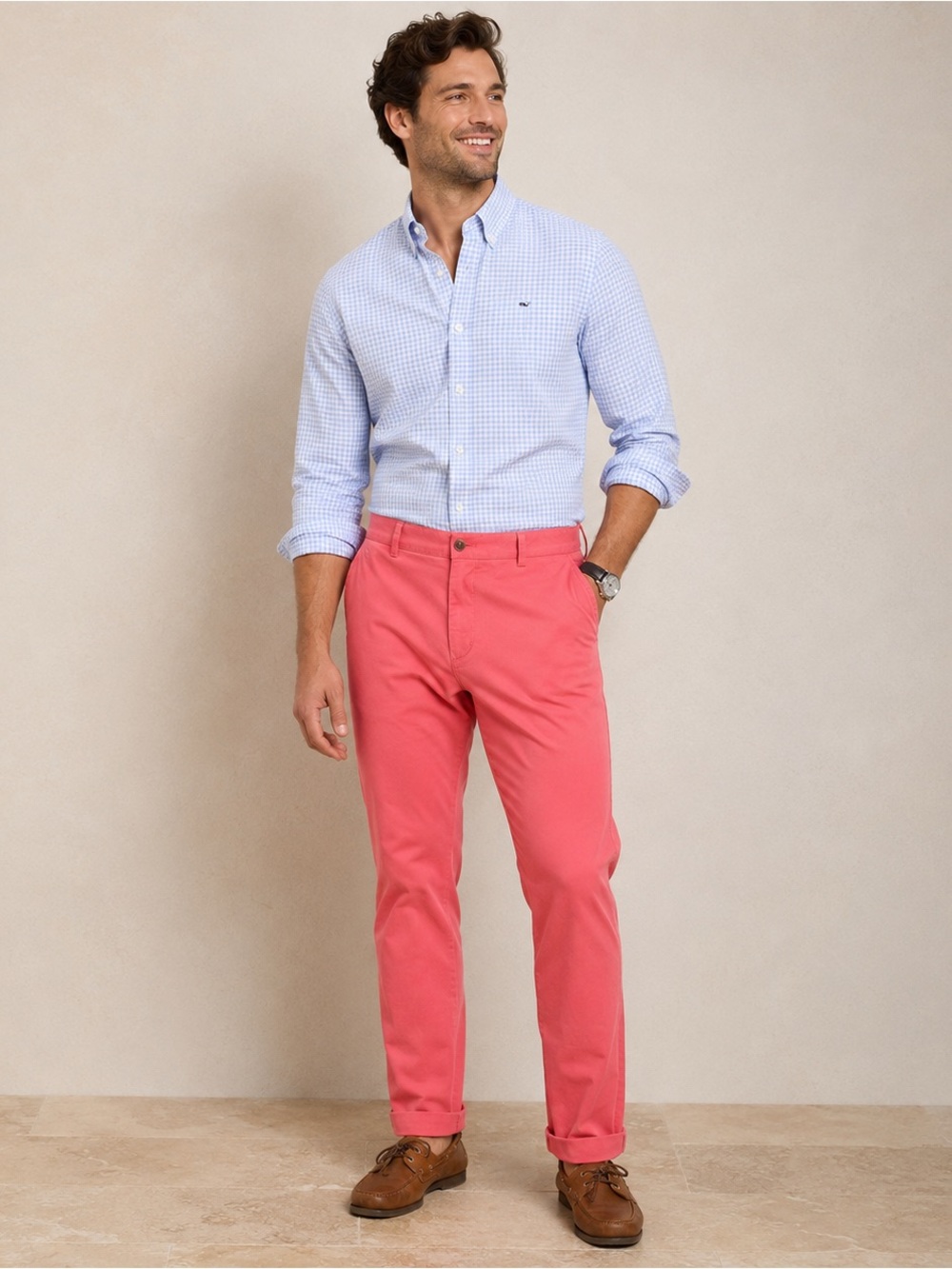 Vineyard Vines Coral Pink Breaker Pants | Men’s 32x34